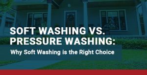Soft Washing vs. Pressure Washing: Why Soft Washing is the Right Choice